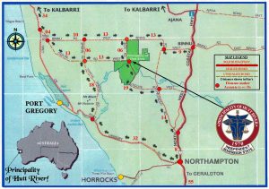 Une carte de l'Hutt River - créer son propre pays